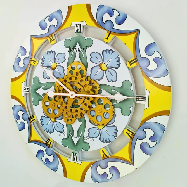 Alt view image 5 of 6 - ITALY LINE WALL CLOCK ROUND 24 INCH MINORI