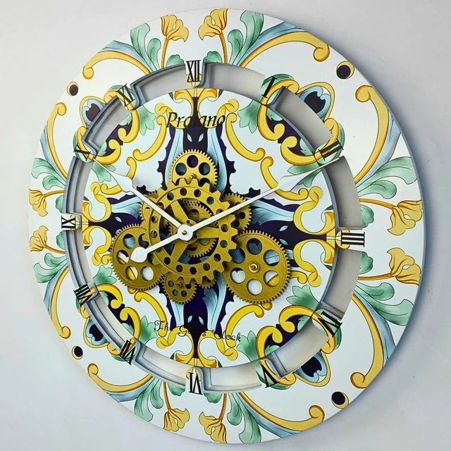 Alt view image 2 of 6 - ITALY LINE WALL CLOCK ROUND 24 INCH PRAIANO
