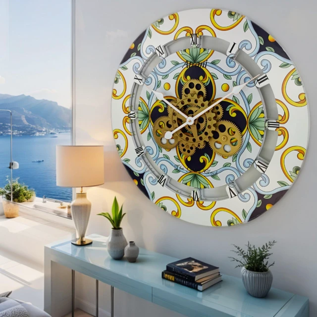 Main image of ITALY LINE WALL CLOCK ROUND 36 INCH ATRANI