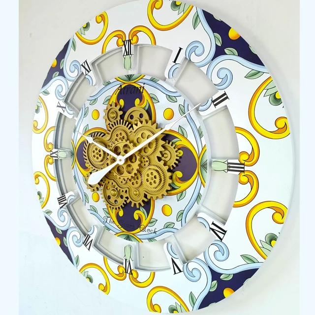 Alt view image 5 of 6 - ITALY LINE WALL CLOCK ROUND 36 INCH ATRANI
