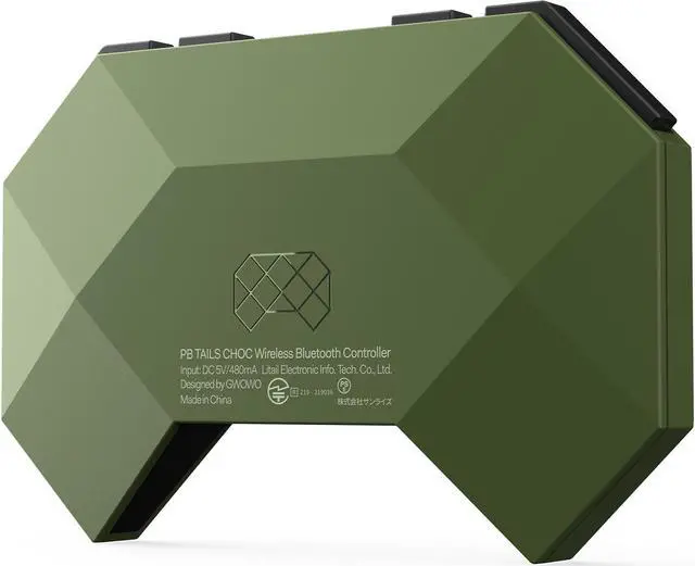 Alt view image 2 of 7 - PB TAILS Cyber Tank CHOC Bluetooth Wireless Gaming Controllers Army Green Nintendo Switch PC STEAM