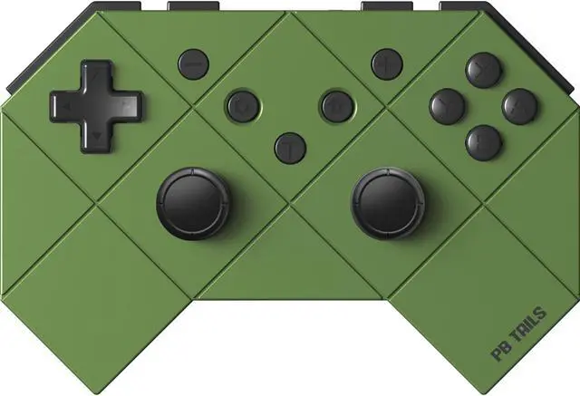 Alt view image 4 of 7 - PB TAILS Cyber Tank CHOC Bluetooth Wireless Gaming Controllers Army Green Nintendo Switch PC STEAM