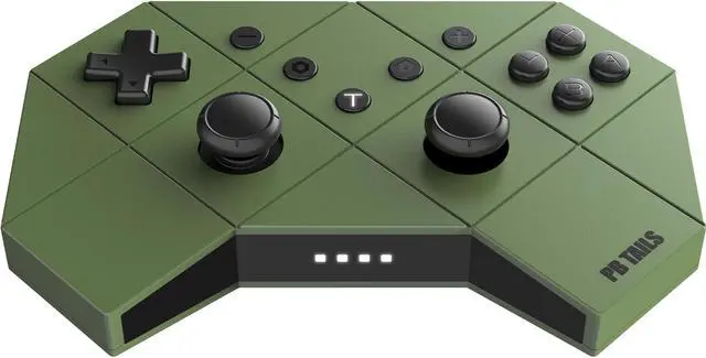 Alt view image 6 of 7 - PB TAILS Cyber Tank CHOC Bluetooth Wireless Gaming Controllers Army Green Nintendo Switch PC STEAM