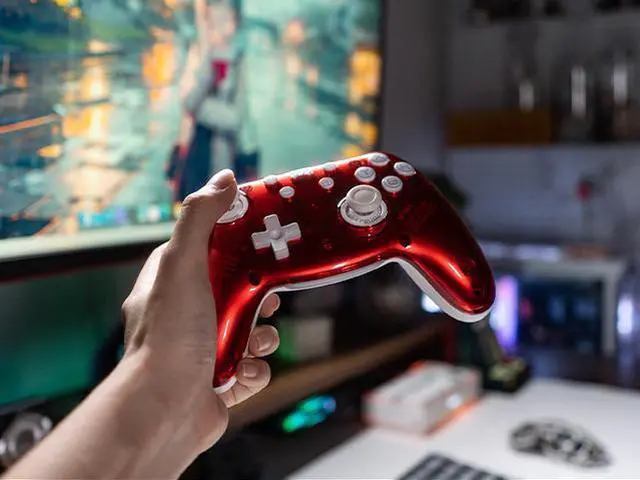 Alt view image 3 of 7 - PB TAILS Crush Bluetooth Wireless HAll Joysticks Gaming Controllers   Nintendo Switch PC STEAM 256RGB Colors adjustable Magcase