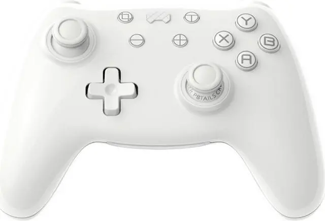 Main image of PB TAILS Crush Bluetooth Wireless HAll Joysticks Gaming Controllers  China White Nintendo Switch PC STEAM 256RGB Colors adjustable Magcase