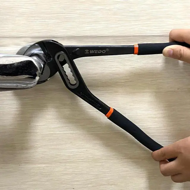 Alt view image 6 of 6 - WEDO Tongue-and-Groove Pliers, Water Pump Pliers,Slip Joint Pliers 12", CR-V Steel, Die-forged, Heat Treatment, Surface Black Polishing