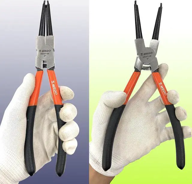 Alt view image 6 of 6 - WEDO Internal Snap Ring Plier,Plastic Handle,High Precision,Good Toughness,Ergonomic Design Size 9"