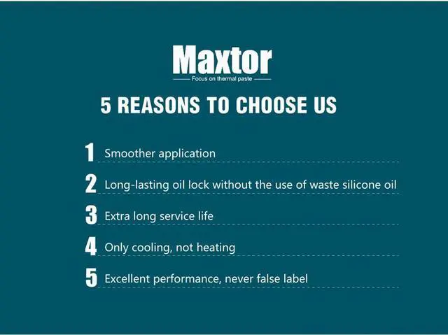 Alt view image 6 of 7 - Maxtor Thermal CPU Thermal Paste 12W/mk 300g - High-Performance Thermal Compound for PC/GPU/PS4 Cooling Systems, Computer Heatsinks, MCU & 5G Devices (Non-Conductive)