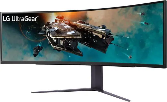 Alt view image 4 of 7 - LG 49" 240 Hz VA DQHD Gaming Monitor FreeSync Premium Pro (AMD Adaptive Sync) 5120 x 1440 DCI-P3 95% (CIE1976) UltraGear 49GR85DC-B