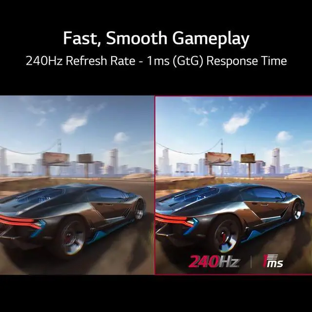 Alt view image 6 of 7 - LG 49" 240 Hz VA DQHD Gaming Monitor FreeSync Premium Pro (AMD Adaptive Sync) 5120 x 1440 DCI-P3 95% (CIE1976) UltraGear 49GR85DC-B