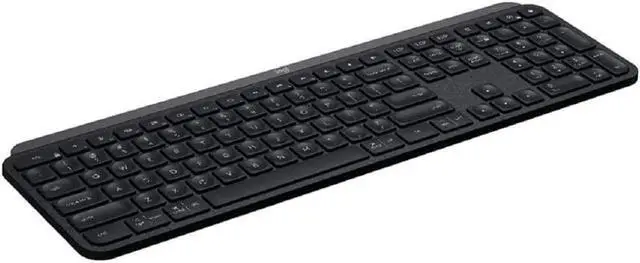 Alt view image 3 of 4 - Logitech MX Keys Advanced Wireless Illuminated Keyboard, Tactile Responsive Typing, Backlighting, Bluetooth, USB-C, Apple macOS, Microsoft Windows, Linux, iOS, Android, Metal Build (Black)