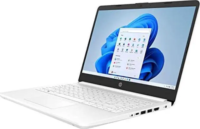 Alt view image 3 of 5 - HP 14" Chromebook for Student and Business, HD Thin and Light Chromebook Laptop, Intel Celeron Processor N4120, 4GB RAM, 64GB eMMC, HDMI, Wi-Fi, Bluetooth, Chrome Os, White, with 5ave Mousepad