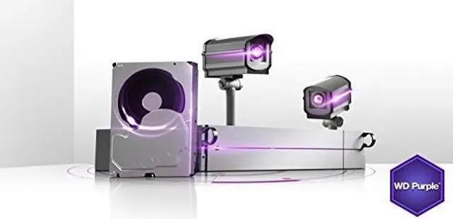 Alt view image 4 of 5 - Western Digital Purple 4TB Surveillance Hard Disk Drive - 5400 RPM Class SATA 6 Gb/s 64MB Cache 3.5 Inch - Western Digital40PURZ [Old Version]