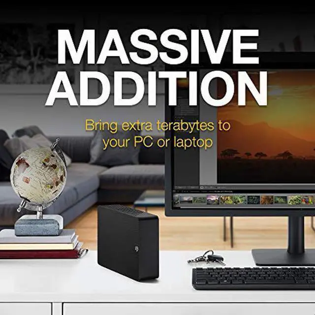 Alt view image 3 of 5 - Seagate Expansion 14TB External Hard Drive HDD - USB 3.0, with Rescue Data Recovery Services (STKP14000402)