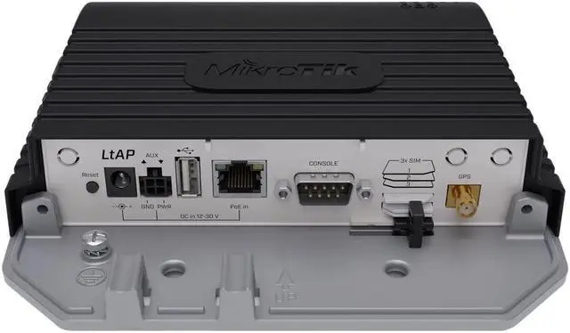 Main image of Mikrotik LtAP LTE kit Heavy-Duty Built-in Cellular Modem 4G LTE Access Point GNSS GPS Satellite Navigation