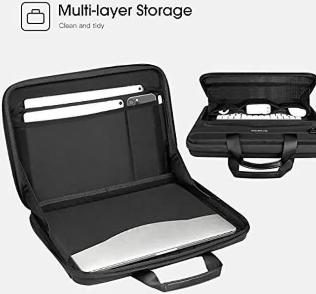 Main image of Smatree 14-15.6 inch Laptop Shoulder Briefcase Compatible with MacBook Pro 16 inch and Hard Shell Laptop Sleeve Case Compatible with 2019 2018 MacBook Pro 15.4 inch