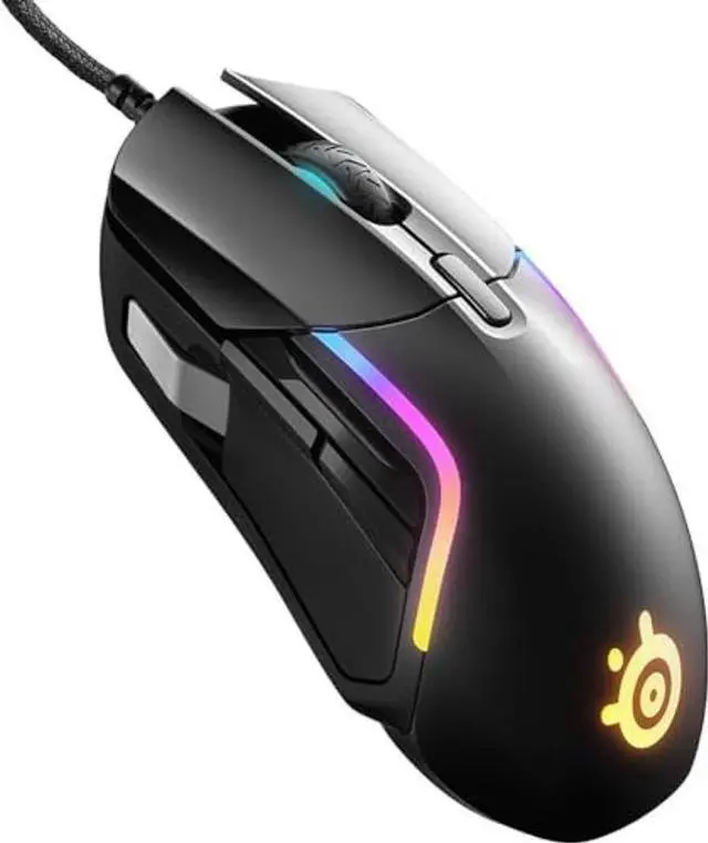 Alt view image 2 of 5 - SteelSeries Rival 5 Gaming Mouse, 9 Programming Buttons, Lightweight, 3.0 oz (85 g), IP54, Dustproof and Waterproof Switch