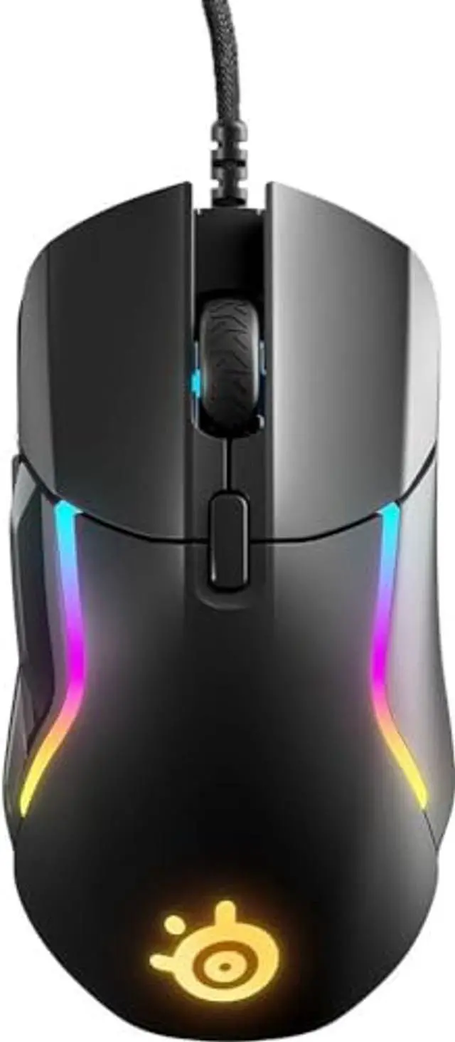 Main image of SteelSeries Rival 5 Gaming Mouse, 9 Programming Buttons, Lightweight, 3.0 oz (85 g), IP54, Dustproof and Waterproof Switch