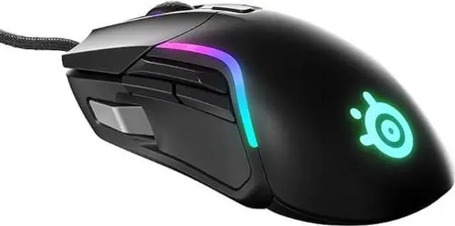 Alt view image 4 of 5 - SteelSeries Rival 5 Gaming Mouse, 9 Programming Buttons, Lightweight, 3.0 oz (85 g), IP54, Dustproof and Waterproof Switch