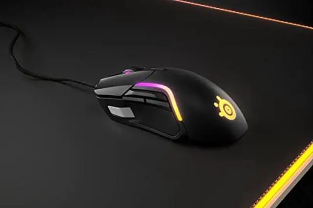 Alt view image 5 of 5 - SteelSeries Rival 5 Gaming Mouse, 9 Programming Buttons, Lightweight, 3.0 oz (85 g), IP54, Dustproof and Waterproof Switch