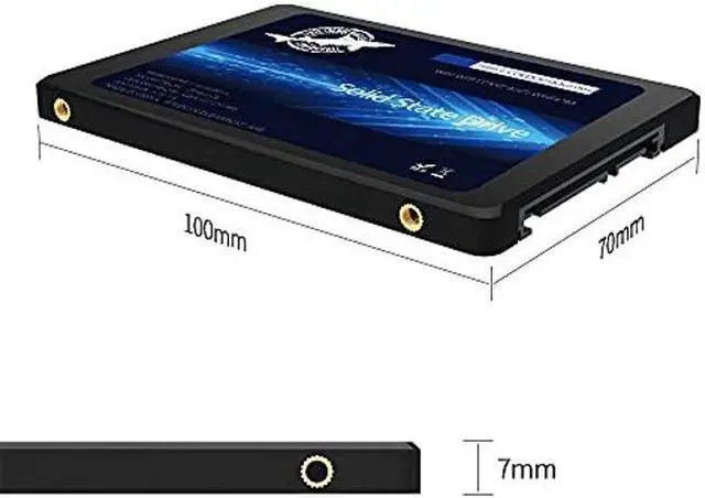 Alt view image 2 of 5 - SSD 2.5 SATA III 64GB Dogfish High Performance Internal Solid State Drive for Desktop Laptop 10 Unit Package Pack [64GB(10 Packs),2.5-SATA3]