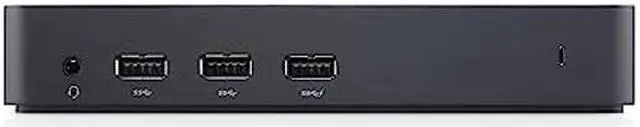 Alt view image 2 of 5 - Dell USB 3.0 Ultra HD/4K Triple Display Docking Station (D3100), Black