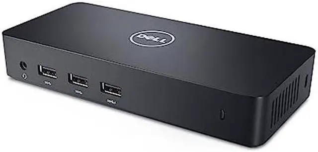 Main image of Dell USB 3.0 Ultra HD/4K Triple Display Docking Station (D3100), Black