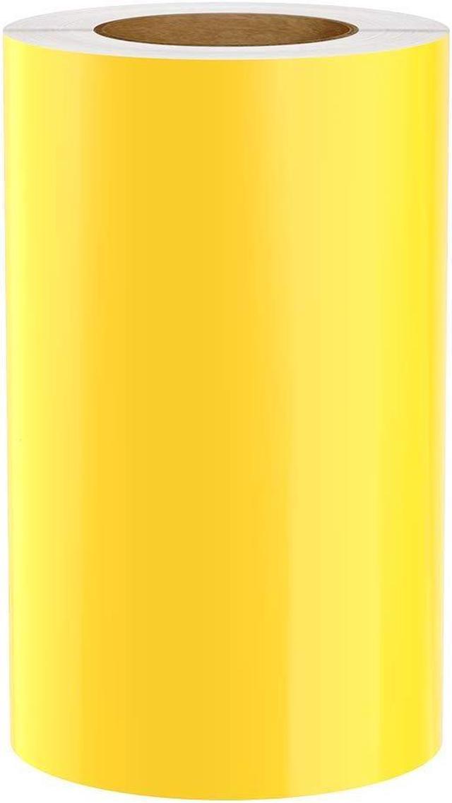 Premium Vinyl Label Tape, Yellow, 9