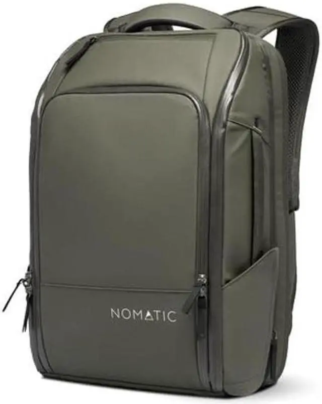 Alt view image 4 of 5 - NOMATIC Travel Pack - 14L Water Resistant Laptop Bag - TSA-Ready Expandable Olive Backpack