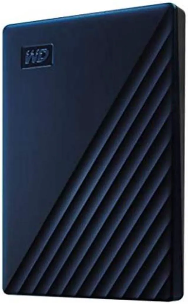 Main image of Western Digital WD 4TB My Passport for Mac, Portable External Hard Drive with backup software and password protection, Blue - WDBA2F0040BBL-WESN