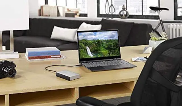 Alt view image 4 of 5 - Seagate Backup Plus Slim 1TB External Hard Drive Portable HDD - Silver USB 3.0 For PC Laptop And Mac, 1 year Mylio Create, 4 Months Adobe CC Photography, 1 year Rescue Service (STHN1000401)