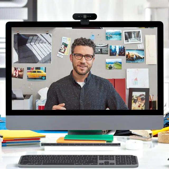 Alt view image 4 of 4 - Logitech Brio Webcam 90 fps- USB Type A