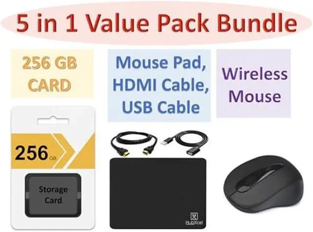 Alt view image 2 of 5 - HP Newest 14" HD Ultra Light Thin Laptop, Quad-Core Intel Celeron Processor, 16GB RAM, 320GB (64GB eMMC+ 256GB Card), Wi-Fi, Upto 11 Hours, Windows 11 S + 1 Year Office 365+HubxcelAccessory, Black