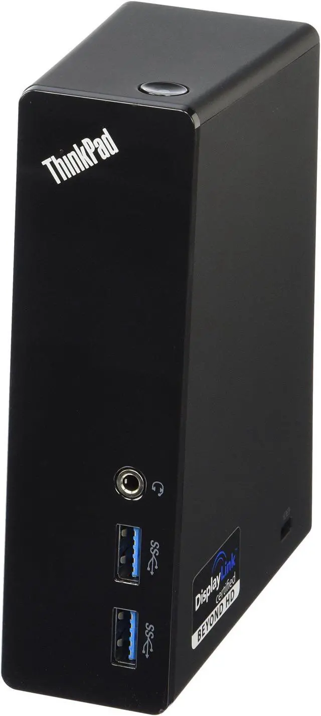 Main image of Lenovo ThinkPad USB 3.0 Docking Station (0A33970),Black