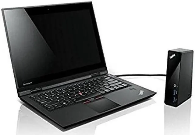 Alt view image 4 of 5 - Lenovo ThinkPad USB 3.0 Docking Station (0A33970),Black