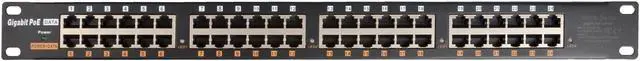 Main image of PoE Texas 24 Multi Port PoE+ Injector with 48v 240w Power Supplies - 10/100/1000 Gigabit Passive Power Over Ethernet Means Versatility - 30W PoE Injector for WiFi Access Point, PTZ Camera, IP Phone