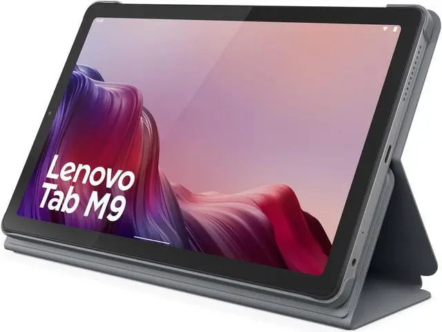Main image of Lenovo Tab M9-2023 - Tablet - Long Battery Life - 9" HD - Front 2MP & Rear 8MP Camera - 3GB Memory - 32GB Storage - Android 12 or Later - Folio Case Included,Gray