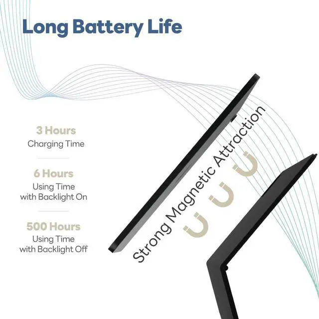 Alt view image 3 of 5 - EIP iPad Keyboard Case for Apple iPad Pro 11 inch 4th/3rd/2nd/1st, iPad Air 5th/4th with Magic Keyboard, Trackpad, 7 Color Backlight, Magnetic Detachable Hinged Case