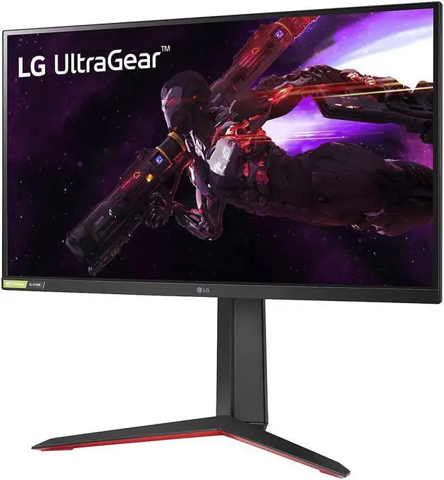 Alt view image 2 of 5 - LG 27-inch QHD 165Hz 1ms Nano IPS Gaming Monitor with G-SYNC/FreeSync