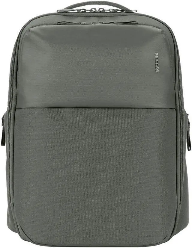 Main image of Incase A.R.C. Daypack - Everyday Backpack & Laptop Bag, 24L Main Pocket,16inch Faux Fur Laptop Compartment, Easy Access RFID Organization Pocket, Two Side Zippered Pockets - Smoked Ivy