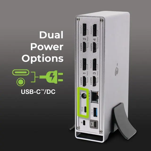 Alt view image 5 of 5 - IOGEAR Dock Pro Universal 4K Quad Docking Station GUD3C4K4