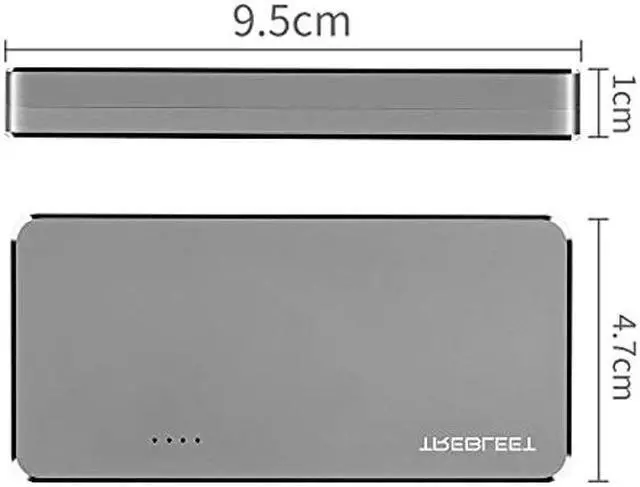Alt view image 3 of 5 - TREBLEET USB4 SSD Enclosure Compatible with Thunderbolt 3, Thunderbolt 4, 40Gbps to NVME M.2 2280 Hard Drive Case,Compatible with New M1 CPU