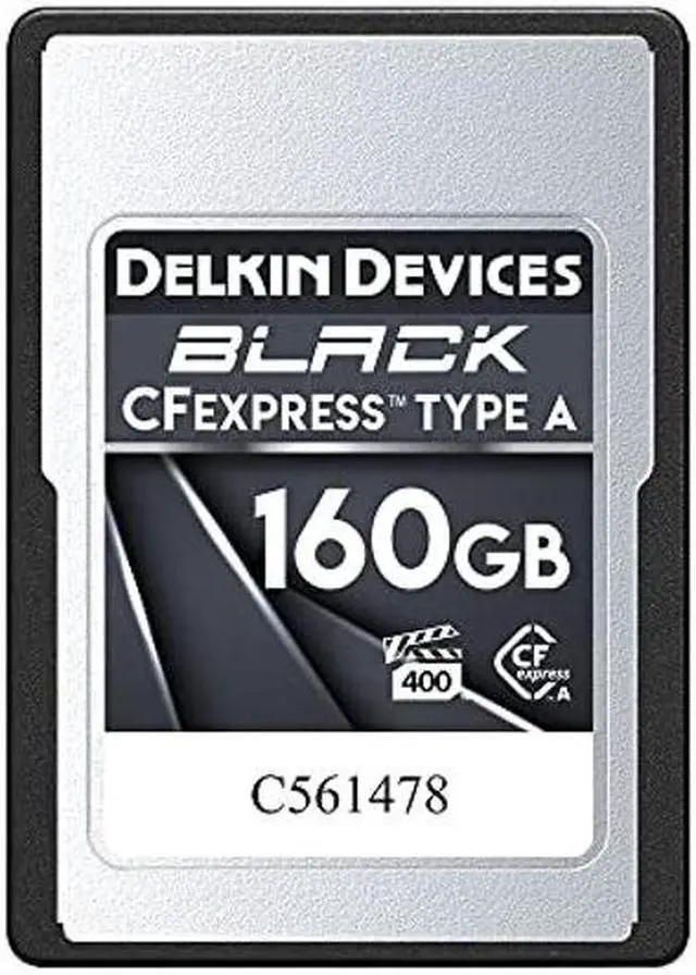 Main image of Delkin Devices 160GB BLACK CFexpress Type A Memory Card