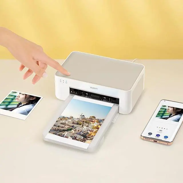 Alt view image 4 of 5 - Xiaomi Instant Photo Printer 1S Set - Desktop Photo Printer, High-Resolution Image Quality, 6-inch/3-inch Photographic Paper and Ribbon Set, Instant Printing from Smartphone or Computer