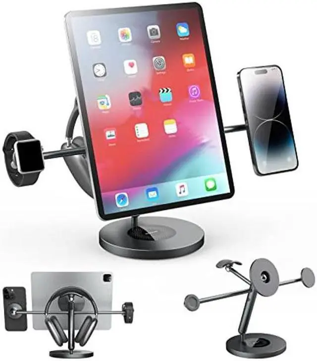 Main image of Nillkin Magnetic iPad Stand for Desk, Multifunctional Magnetic Attachment for iPad, iPhone, Apple Watch and Headphones, Design for The Multi-Screen Collaboration, Adjustable for Work, Study and Play