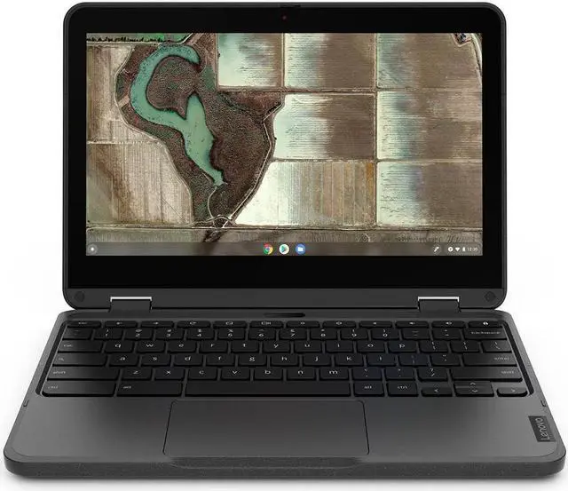 Alt view image 2 of 5 - Lenovo 500e Chromebook Gen 3 82JB003XUS 11.6" Touchscreen Convertible 2 in 1 Chromebook - HD - 1366 x 768 - Intel Celeron N4500 Dual-core (2 Core) 1.10 GHz - 4 GB Total RAM - 4 GB On-Board Memory -