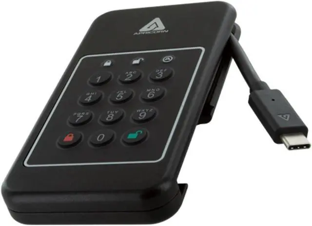 Alt view image 3 of 5 - Apricorn 500GB Aegis NVX - Ultra high Speed Ruggedized SSD, USB 3.0 encrypted Drive (ANVX-500GB)