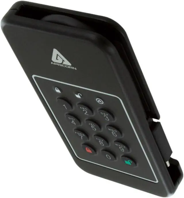 Alt view image 4 of 5 - Apricorn 500GB Aegis NVX - Ultra high Speed Ruggedized SSD, USB 3.0 encrypted Drive (ANVX-500GB)