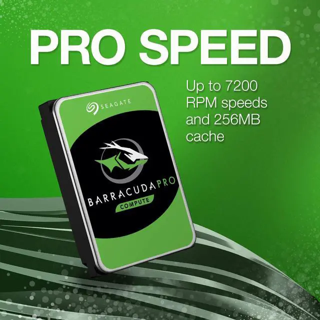 Alt view image 4 of 5 - Seagate BarraCuda Pro 14TB Internal Hard Drive Performance HDD  3.5 Inch SATA 6 Gb/s 7200 RPM 256MB Cache for Computer Desktop PC, Data Recovery (ST14000DM001)