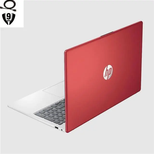 Alt view image 2 of 3 - HP 15.6" HD Laptop, Intel Pentium N200 Quad-core Processor, 16GB RAM 128GB SSD, Wi-Fi 6, Bluetooth 5.3, HDMI, Webcam, 1 Year Microsoft Office 365, Windows 11 Home in S Mode, Scarlet Red